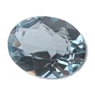  Preview image for Faceted Light Blue Oval Topaz Gemstone 