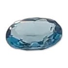  Preview image for Light Blue Oval Faceted Topaz Gemstone 