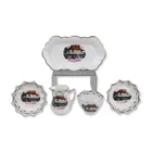  Preview image for 5pc Rosina Bone China Dickens Old 