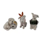  Preview image for 3pc Beswick England Ceramic Dog Musician 
