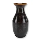  Preview image for Metallic Glazed Baluster Shaped Vase 