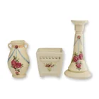  Preview image for 3pc Weller Art Pottery Roma Collection 