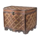  Preview image for Woven Rattan and Wood Domed Chest 