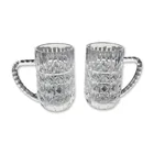  Preview image for Pair of Crystal Tankards, Attributed to 