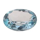  Preview image for Sky Blue Oval Faceted Topaz Gemstone 