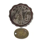  Preview image for Two MSPCA Bronze Medal and 1934 Rabies 