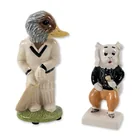  Preview image for 2pc Beswick Ceramic Character Figurines 