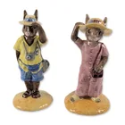  Preview image for 2pc Royal Doulton Bunnykins Tourist 