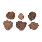  Preview image for 6pc Pre-Columbian Terracotta Heads 