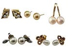  Preview image for 14K Gold Pearl Earrings 