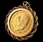  Preview image for 1955 Gold Cenco Pesos Coin set in 14k 