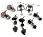  Preview image for Four Pairs of Sterling Silver Earrings 