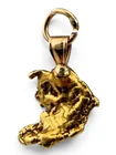  Preview image for 22k Gold Nugget Charm on 14k Bail 