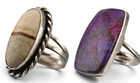  Preview image for Two Sterling Silver Rings of Mojave 