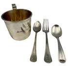  Preview image for Sterling Silver Baby Cup & Flatware 