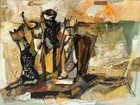  Preview image for Mid-Century Mixed Media Collage On 