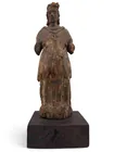  Preview image for Chinese Carved Wood Devotional Figure, 