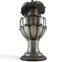  Preview image for Chinese Pewter Lotus Form Table Lamp 