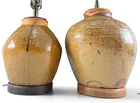  Preview image for Two Mid Century Art Pottery Table Lamps 