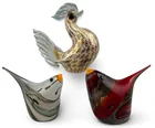  Preview image for Three Art Glass Murano Birds 