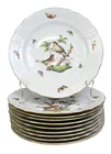  Preview image for Set of Ten Herend "Rothschild Bird" 