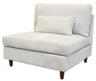  Preview image for Custom White Velour Oversized Club Chair 