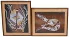  Preview image for Two Framed Aboriginal Animal Portraits 