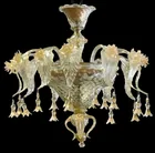 Preview image for Murano Glass Chandelier having floral 