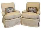  Preview image for Pair of Custom Upholstered Club Chairs 