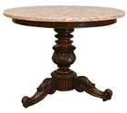  Preview image for Round Mahogany Center Table set on 