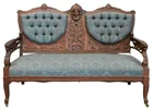  Preview image for Eastlake Carved Upholstered Loveseat 
