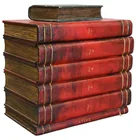 Preview image for Faux Book Hinge-Top Chest Painted wood 