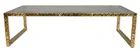  Preview image for Mastercraft Style Brass and Glass Coffee 