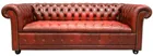  Preview image for Chesterfield Maroon Leather Sofa having 