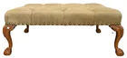  Preview image for Tufted Ottoman having tack motif to 