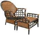  Preview image for Bamboo and Woven Rattan Armchair and 