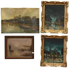  Preview image for Four Framed Cityscapes and Landscapes to 