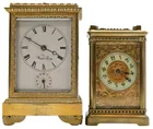  Preview image for Two French Gilt Bronze Carriage Clocks 