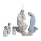  Preview image for 6pc Lladro Porcelain Nativity Figurines 