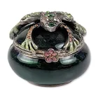  Preview image for Jay Strongwater Enamel and Crystal Frog 