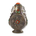 Preview image for Mongolian Silver Repousse Snuff Bottle, 