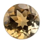  Preview image for Round Star-Faceted Citrine Gemstone 