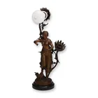  Preview image for Figural Bronze-Tone Table Lamp with 