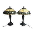  Preview image for Pair of Art Nouveau Style Stained Glass 