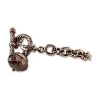  Preview image for 960 Silver Link Bracelet with Smoky 
