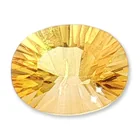  Preview image for Oval Concave Cut Citrine Gemstone 