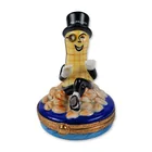  Preview image for Limoges Mr. Peanut Porcelain Trinket Box 
