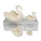  Preview image for 4pc Lenox Ivory-Color Porcelain Swan 