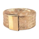  Preview image for Italian 14K Yellow Gold Woven Mesh Ring 
