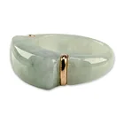  Preview image for 14K Yellow Gold and Jadeite Saddle Ring 